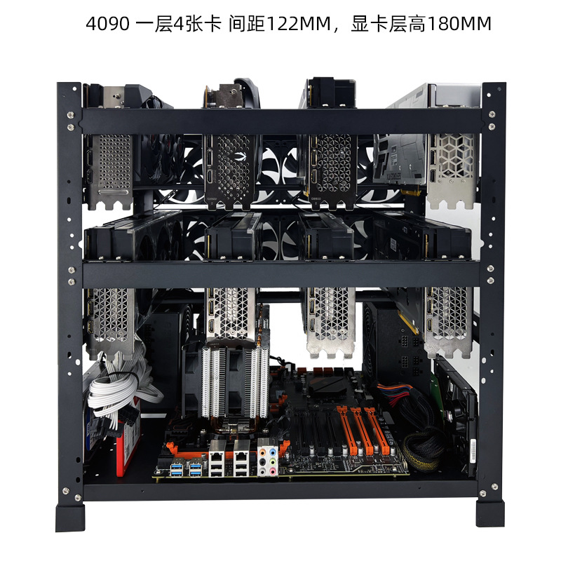 Stackable Open Air GPU Rack 6  - Gpu Mining Rig Frame 8 Gpu ulasan dan harga