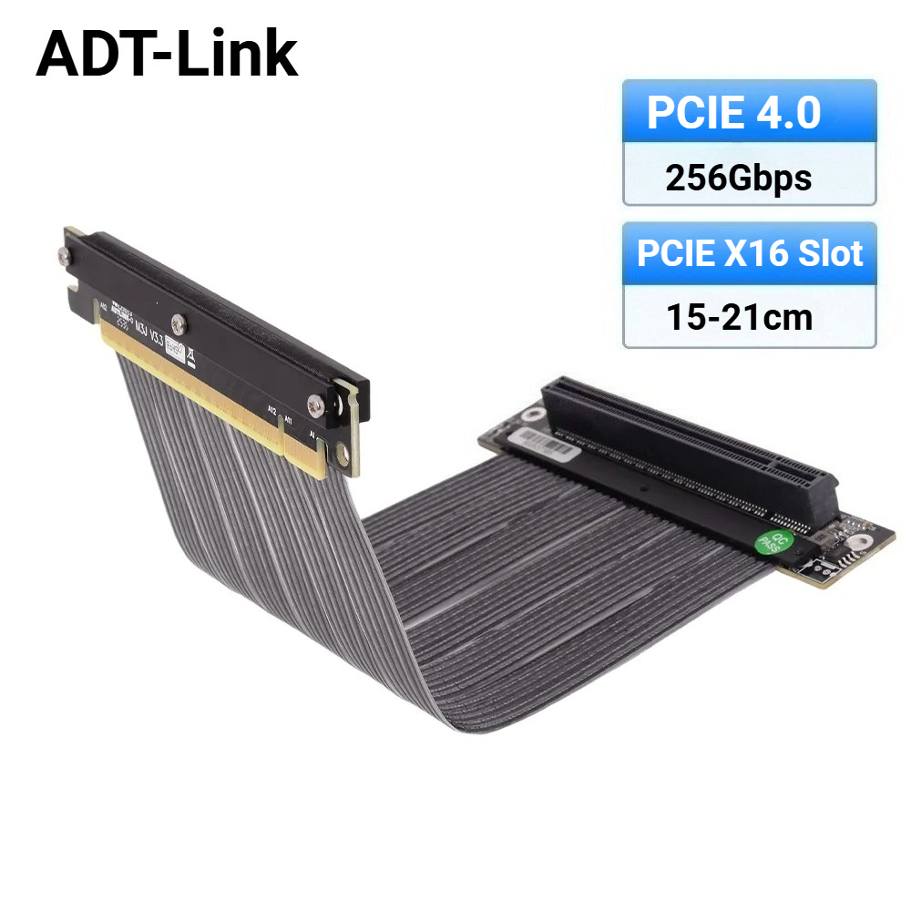 ADT-Link 2025 New Single Rever - Itx Gpu Riser Pcie 4.0 16X ulasan dan harga