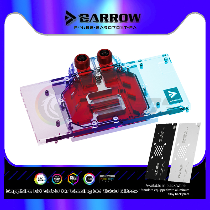 GPU Water Block For SAPPHIRE R - Rx 9070 16Gb ulasan dan harga