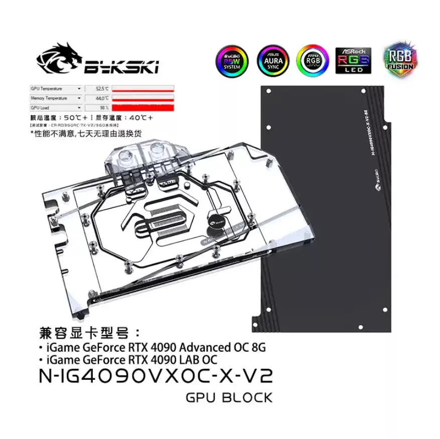 Bykski Water Block for Colorfu - Rtx 4090 Water Block ulasan dan harga